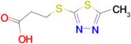 3-[(5-methyl-1,3,4-thiadiazol-2-yl)thio]propanoic acid