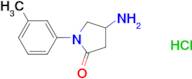 4-amino-1-(3-methylphenyl)-2-pyrrolidinone hydrochloride