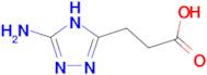 3-(5-amino-1H-1,2,4-triazol-3-yl)propanoic acid