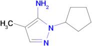 1-cyclopentyl-4-methyl-1H-pyrazol-5-amine