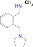 N-methyl-1-[2-(pyrrolidin-1-ylmethyl)phenyl]methanamine