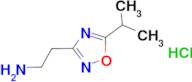 [2-(5-isopropyl-1,2,4-oxadiazol-3-yl)ethyl]amine hydrochloride