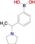 [3-(1-pyrrolidin-1-ylethyl)phenyl]boronic acid