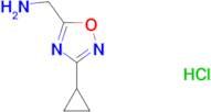 [(3-cyclopropyl-1,2,4-oxadiazol-5-yl)methyl]amine hydrochloride