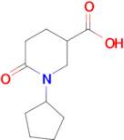 1-cyclopentyl-6-oxopiperidine-3-carboxylic acid