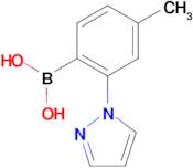 [4-methyl-2-(1H-pyrazol-1-yl)phenyl]boronic acid