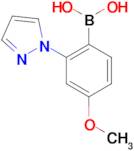 [4-methoxy-2-(1H-pyrazol-1-yl)phenyl]boronic acid
