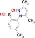 [2-(3,5-dimethyl-1H-pyrazol-1-yl)-4-methylphenyl]boronic acid