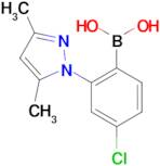 [4-chloro-2-(3,5-dimethyl-1H-pyrazol-1-yl)phenyl]boronic acid