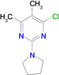 4-chloro-5,6-dimethyl-2-pyrrolidin-1-ylpyrimidine