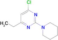 4-chloro-6-ethyl-2-piperidin-1-ylpyrimidine