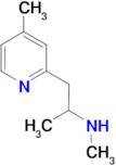 N-methyl-1-(4-methylpyridin-2-yl)propan-2-amine