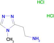 [2-(4-methyl-4H-1,2,4-triazol-3-yl)ethyl]amine dihydrochloride