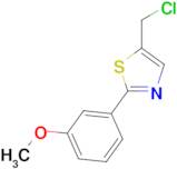 5-(chloromethyl)-2-(3-methoxyphenyl)-1,3-thiazole