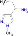 1-(1-methyl-1H-pyrazol-4-yl)propan-1-amine