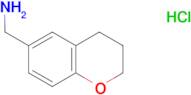 (3,4-dihydro-2H-chromen-6-ylmethyl)amine hydrochloride