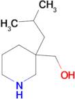 (3-isobutylpiperidin-3-yl)methanol