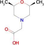 [(2R,6S)-2,6-dimethylmorpholin-4-yl]acetic acid