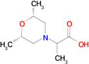 2-[cis-2,6-dimethyl-4-morpholinyl]propanoic acid