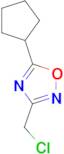 3-(chloromethyl)-5-cyclopentyl-1,2,4-oxadiazole