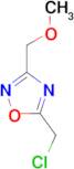 5-(chloromethyl)-3-(methoxymethyl)-1,2,4-oxadiazole