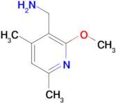 [(2-methoxy-4,6-dimethyl-3-pyridinyl)methyl]amine