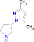 3,5-dimethyl-1-pyrrolidin-3-yl-1H-pyrazole