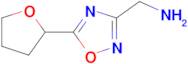 1-[5-(tetrahydro-2-furanyl)-1,2,4-oxadiazol-3-yl]methanamine