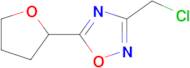 3-(chloromethyl)-5-(tetrahydro-2-furanyl)-1,2,4-oxadiazole