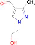 1-(2-hydroxyethyl)-3-methyl-1H-pyrazole-4-carbaldehyde