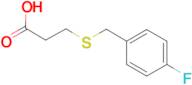 3-[(4-fluorobenzyl)thio]propanoic acid