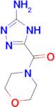 3-(4-morpholinylcarbonyl)-1H-1,2,4-triazol-5-amine