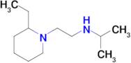 N-[2-(2-ethylpiperidin-1-yl)ethyl]propan-2-amine