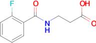 N-(2-fluorobenzoyl)-beta-alanine