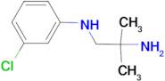 N~1~-(3-chlorophenyl)-2-methylpropane-1,2-diamine