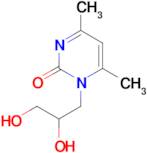 1-(2,3-dihydroxypropyl)-4,6-dimethylpyrimidin-2(1H)-one