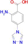 2-amino-4-(4H-1,2,4-triazol-4-yl)benzoic acid