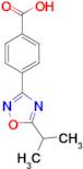 4-(5-isopropyl-1,2,4-oxadiazol-3-yl)benzoic acid