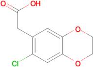 (7-chloro-2,3-dihydro-1,4-benzodioxin-6-yl)acetic acid