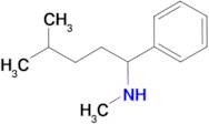 N,4-dimethyl-1-phenylpentan-1-amine