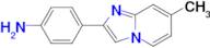 4-(7-methylimidazo[1,2-a]pyridin-2-yl)aniline