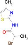 2-bromo-N-(4-methyl-1,3-thiazol-2-yl)propanamide