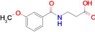 N-(3-methoxybenzoyl)-β-alanine