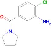 2-chloro-5-(pyrrolidin-1-ylcarbonyl)aniline