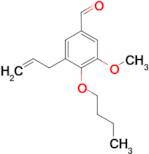 3-allyl-4-butoxy-5-methoxybenzaldehyde