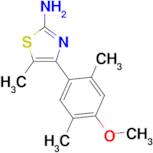 4-(4-methoxy-2,5-dimethylphenyl)-5-methyl-1,3-thiazol-2-amine