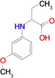 2-[(3-methoxyphenyl)amino]butanoic acid