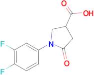 1-(3,4-difluorophenyl)-5-oxopyrrolidine-3-carboxylic acid