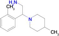 2-(2-methylphenyl)-2-(4-methylpiperidin-1-yl)ethanamine