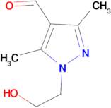 1-(2-hydroxyethyl)-3,5-dimethyl-1H-pyrazole-4-carbaldehyde